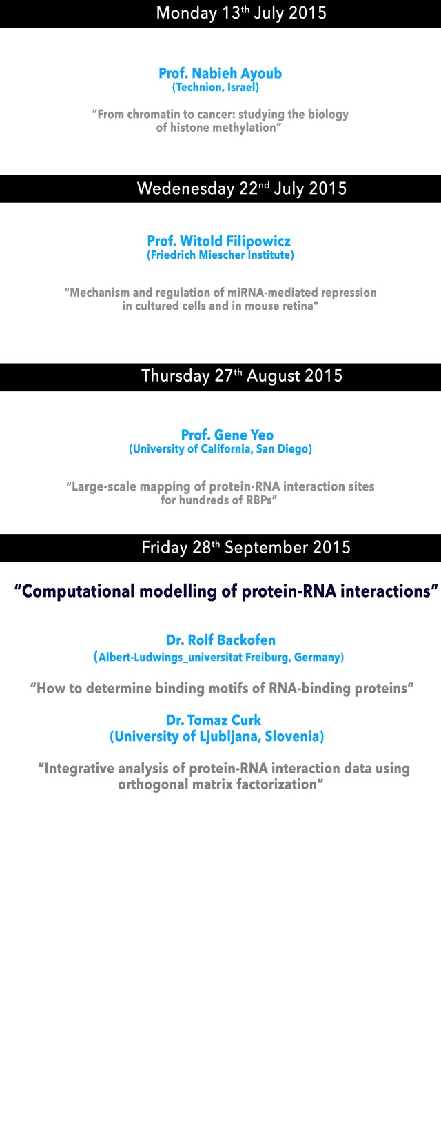 special guests semiars