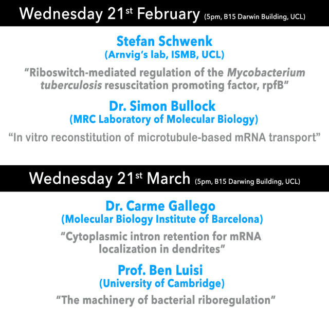 Announcements spring 2018